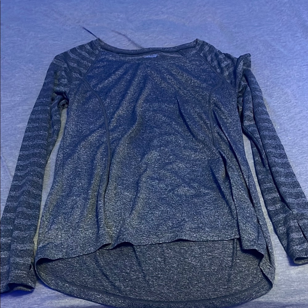 Avia Gray Long Sleeve Relaxed Tunic